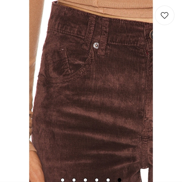Free People Risk Taker Cord Jeans in Chocolate Truffle - Picture 6 of 11